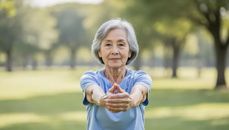 Older adults enjoying a gentle yoga practice